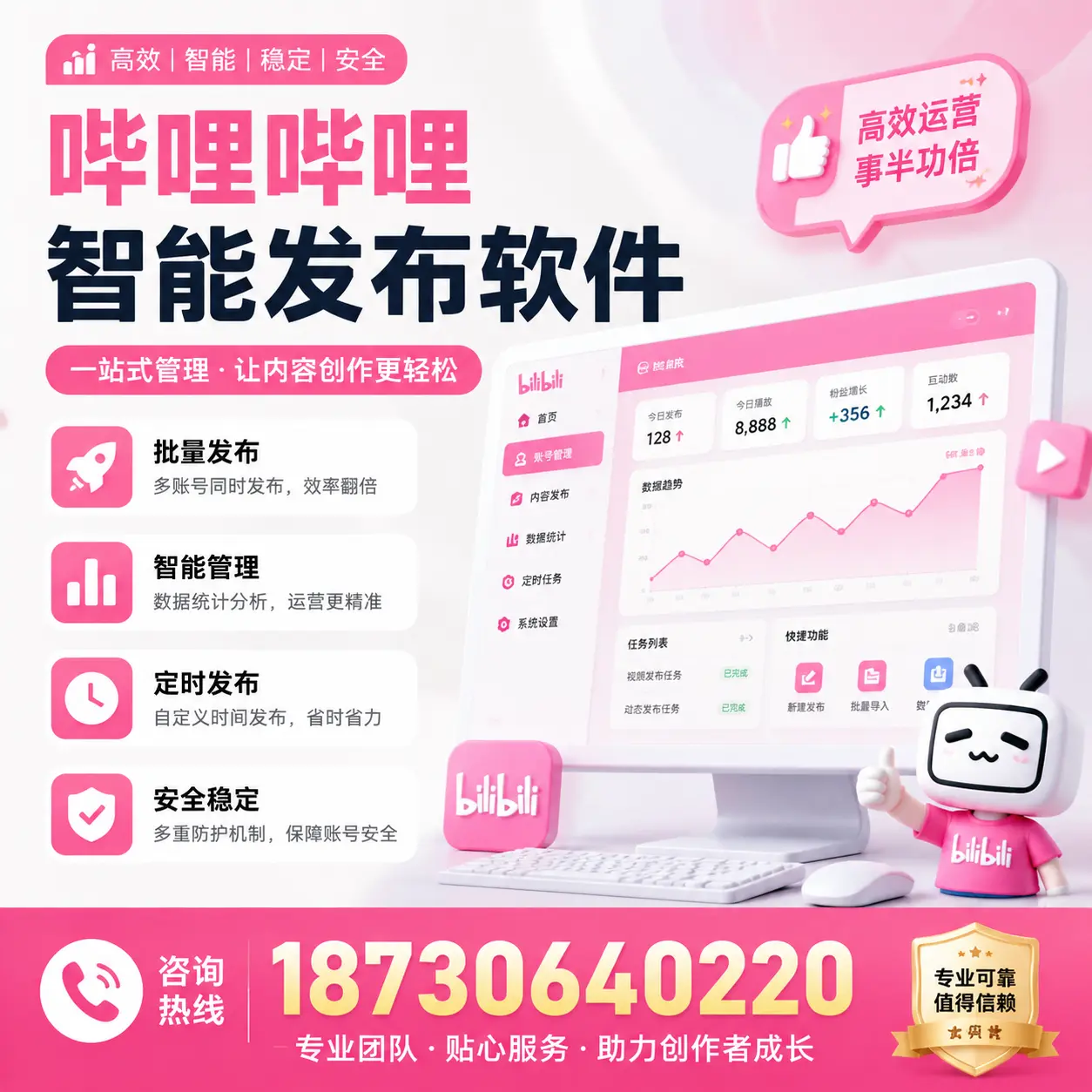 如何评估哔哩哔哩智能发布软件的ROI?永州 企业必读